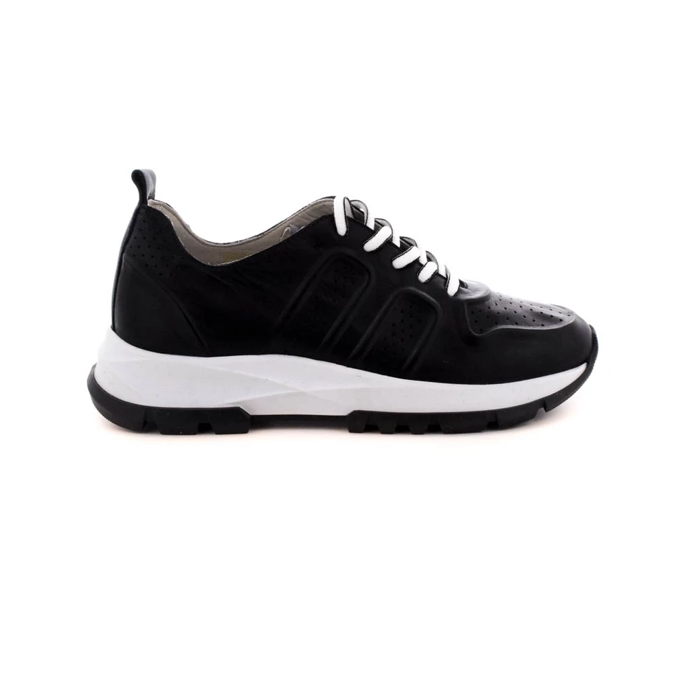 Sebastiano női bőr sportcipő/ nero fekete 38.0 194050_A