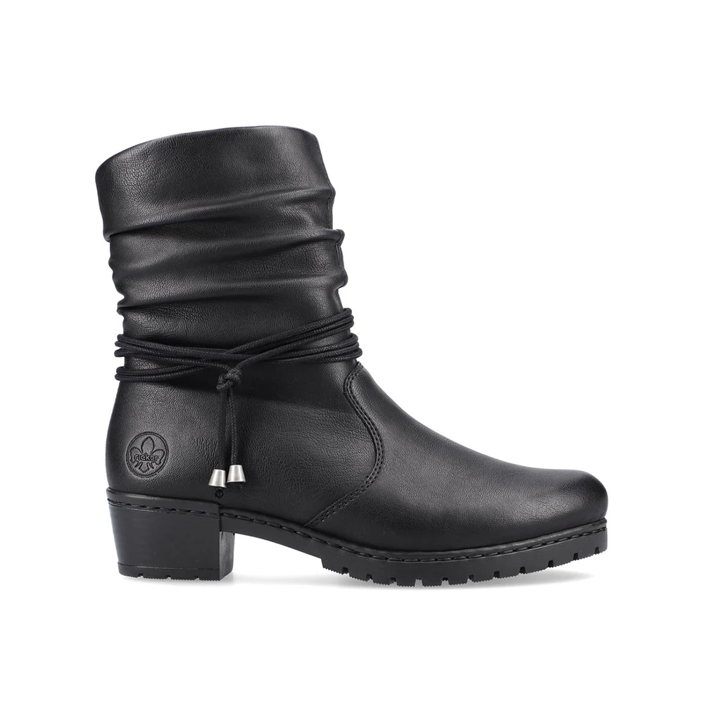 Rieker bokacsizma/schwarz fekete 38.0 195725_A