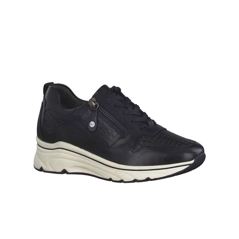 Tamaris félcipő/black croco038 196296_B.jpg