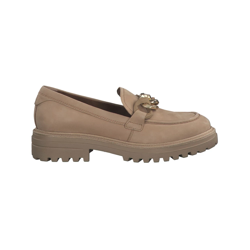 Tamaris félcipő/camel nub369 barna 39.0 196574_A