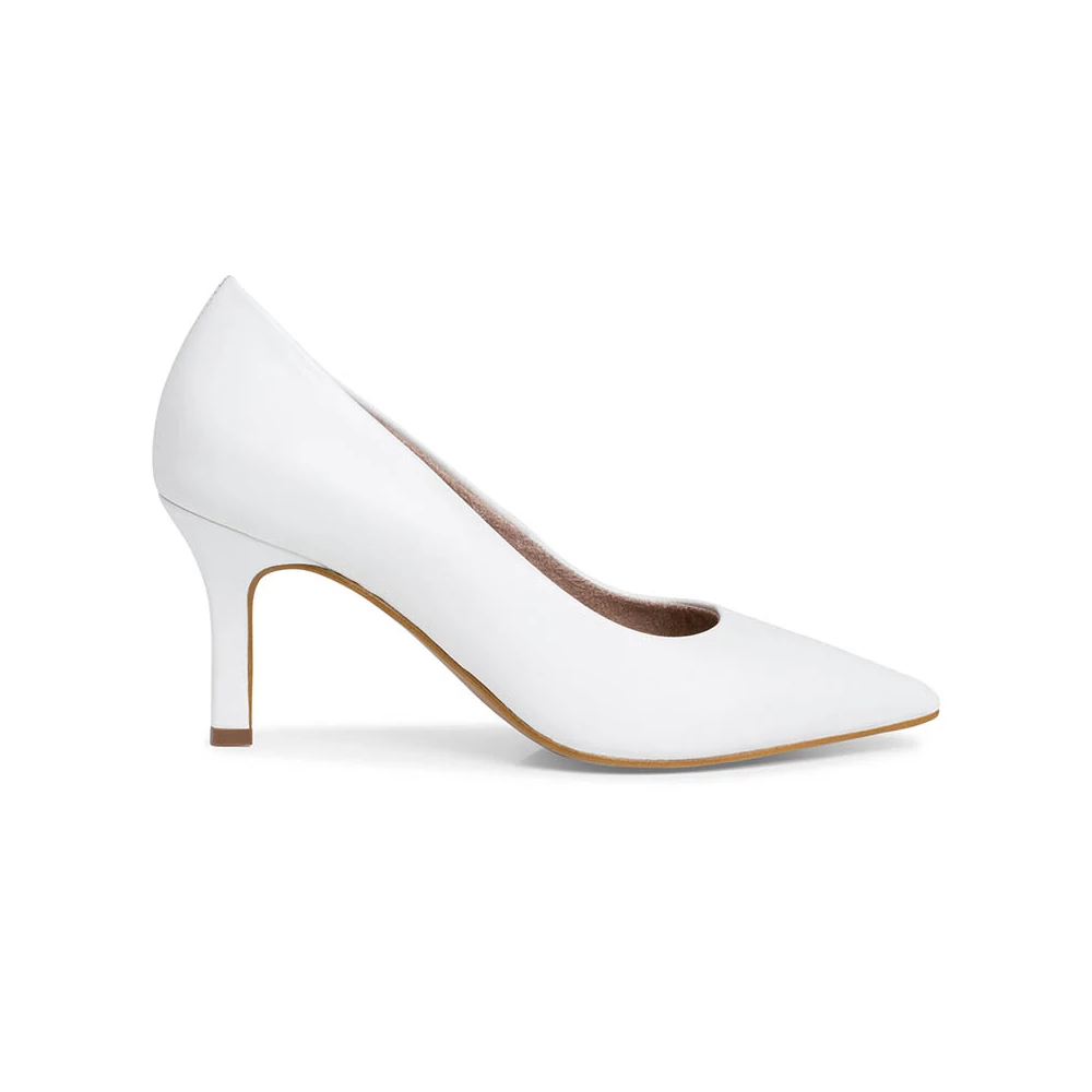 Tamaris pumps/white lea 117 fehér 40.0 198635_A