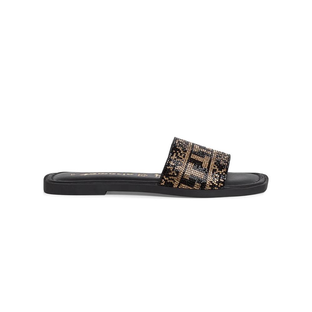 Tamaris papucs/blck-gold 048 fekete 36.0 198804_A