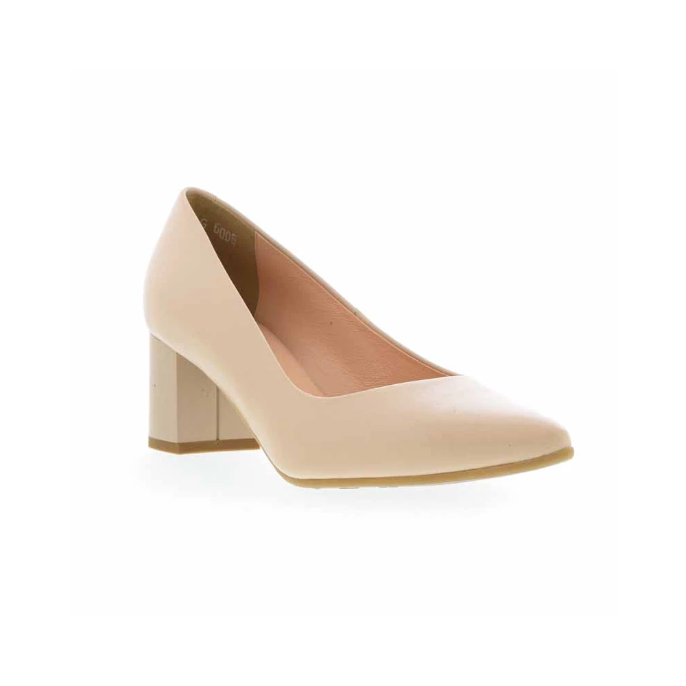 Bioeco női bőr pumps/beige 200290_B.jpg