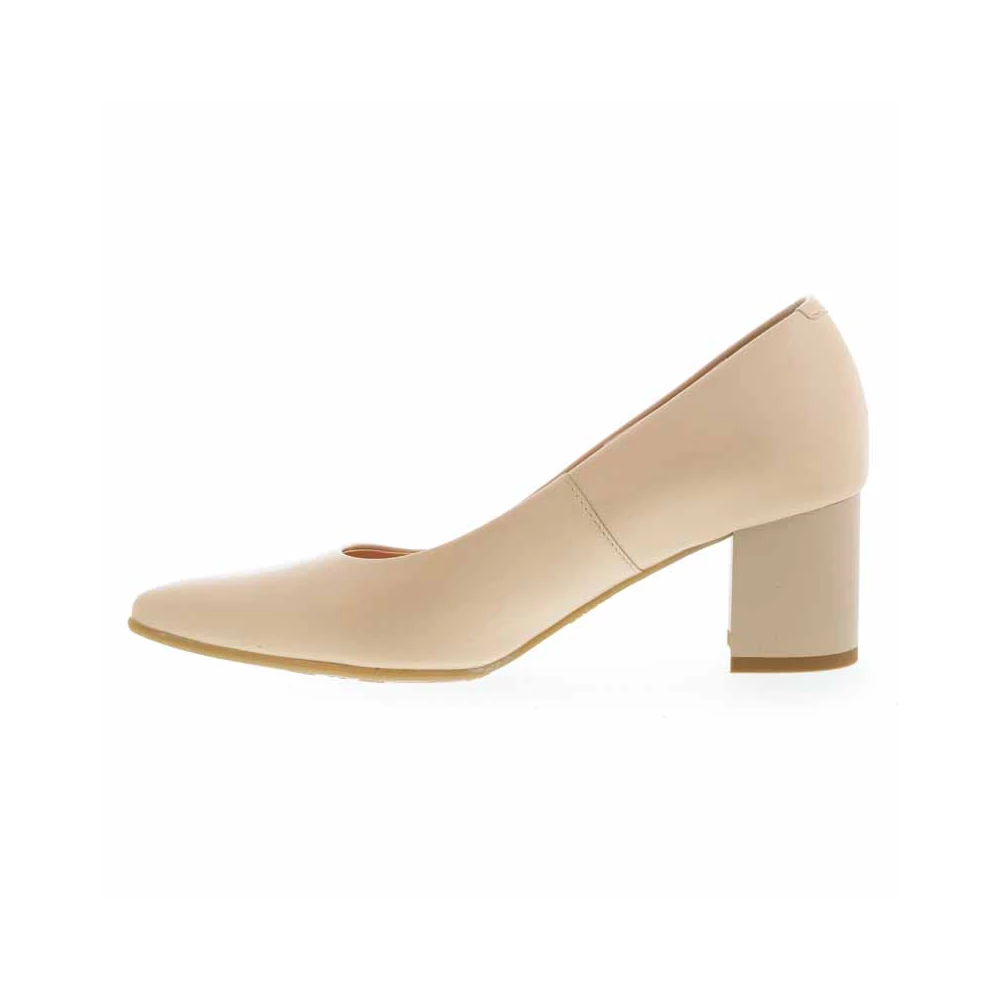 Bioeco női bőr pumps/beige 200290_C.jpg