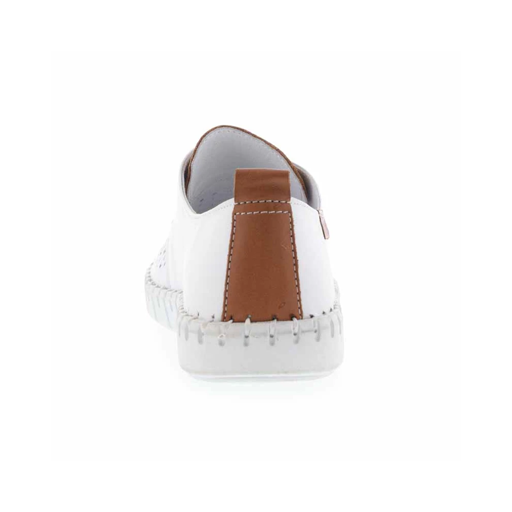 Mago női bőr félcipő/ white tan200362_D.jpg
