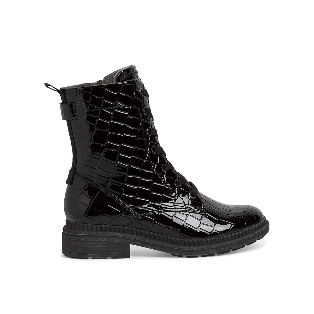 Jana bokacipő/black croco 091 fekete 36.0 201667_A