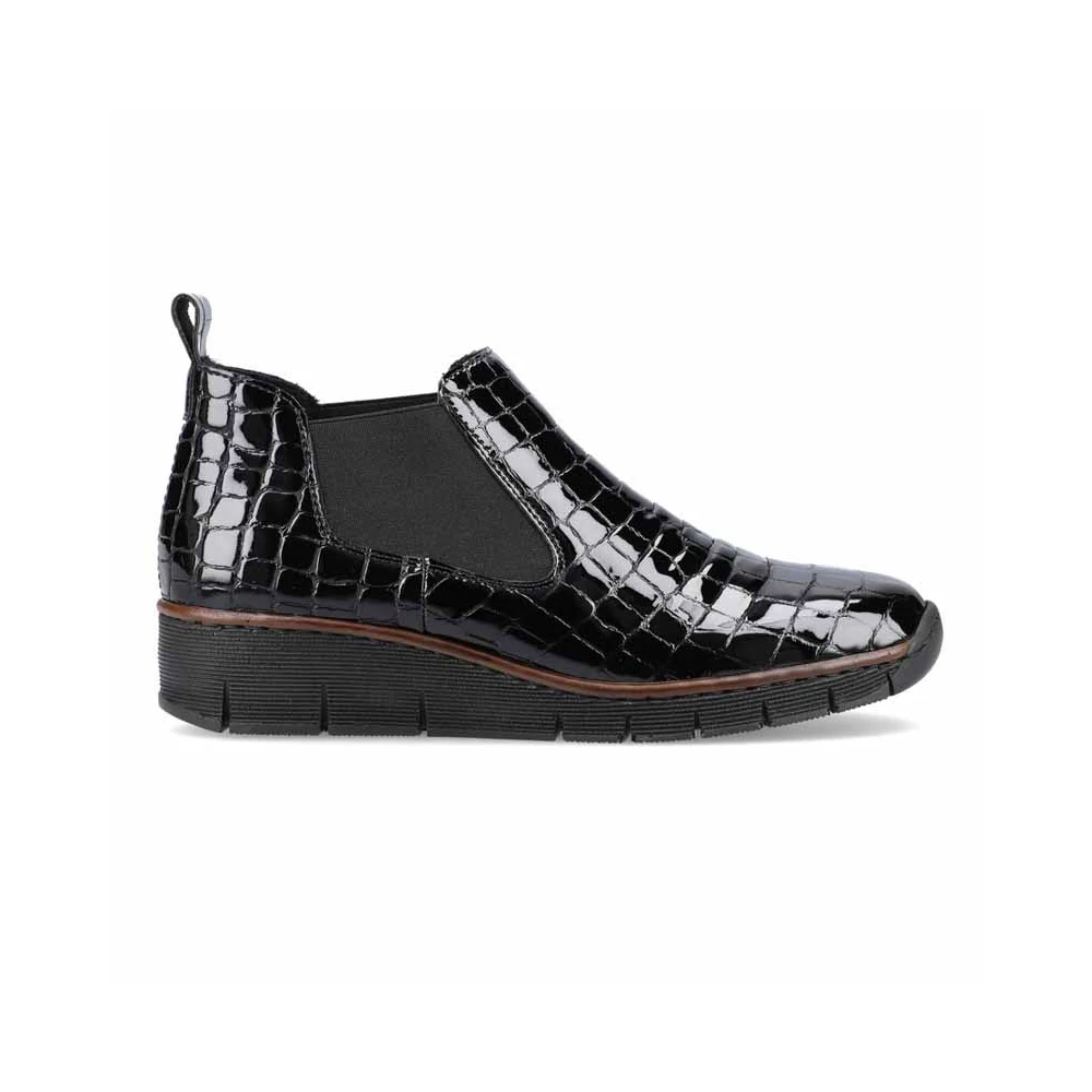 Rieker bokacsizma/schwarz 01  36-41 fekete 40.0 201801_A