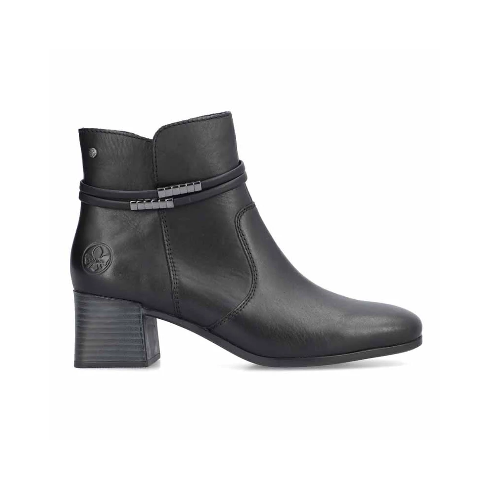 Rieker bokacsizma/schwarz 00  36-41 fekete 39.0 201803_A