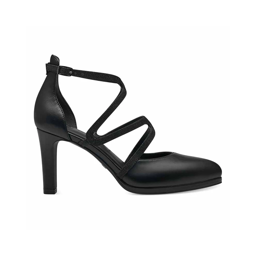 Tamaris kérges/black 001  fekete  201958_A
