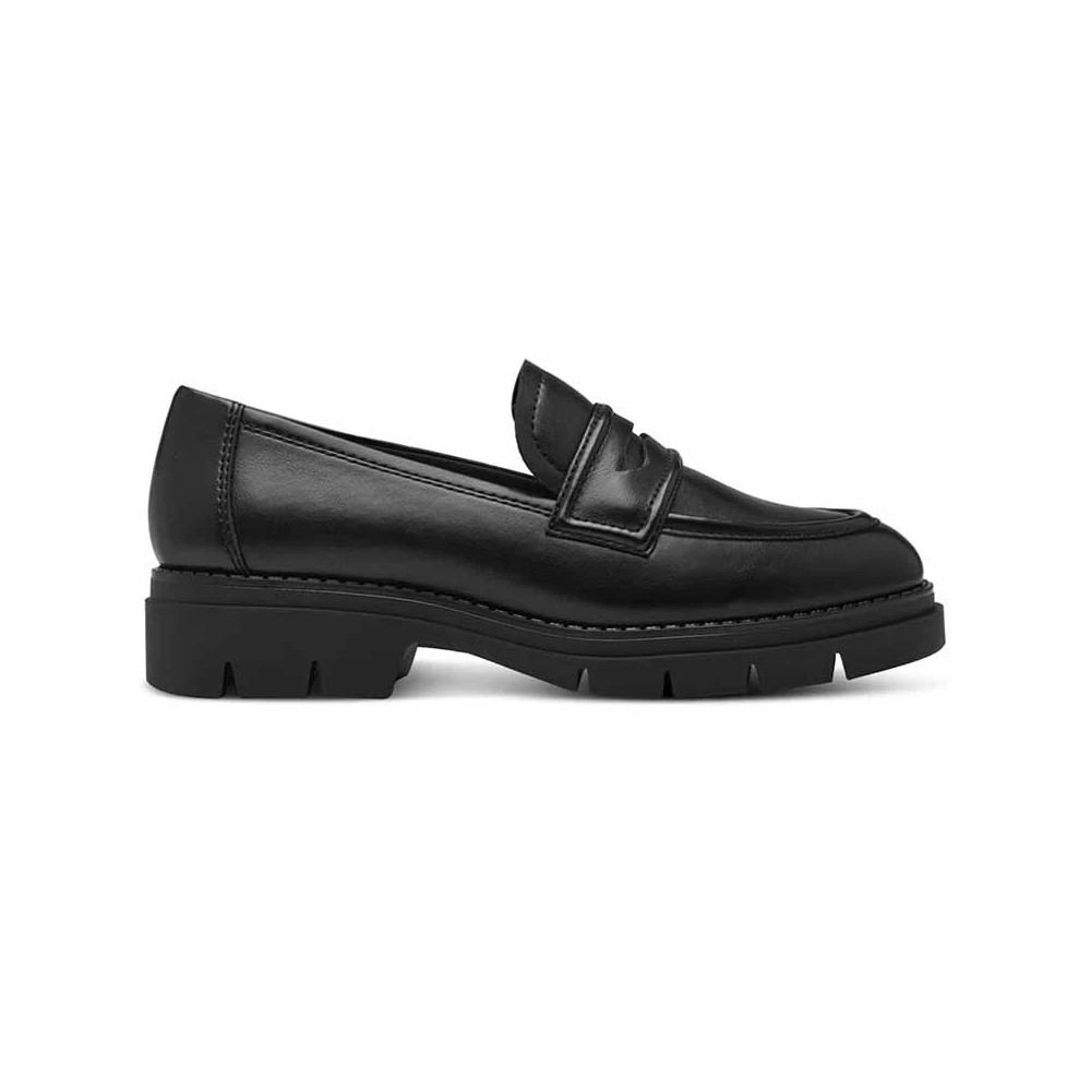 Tamaris félcipő/black matt020 fekete 37.0 202008_A