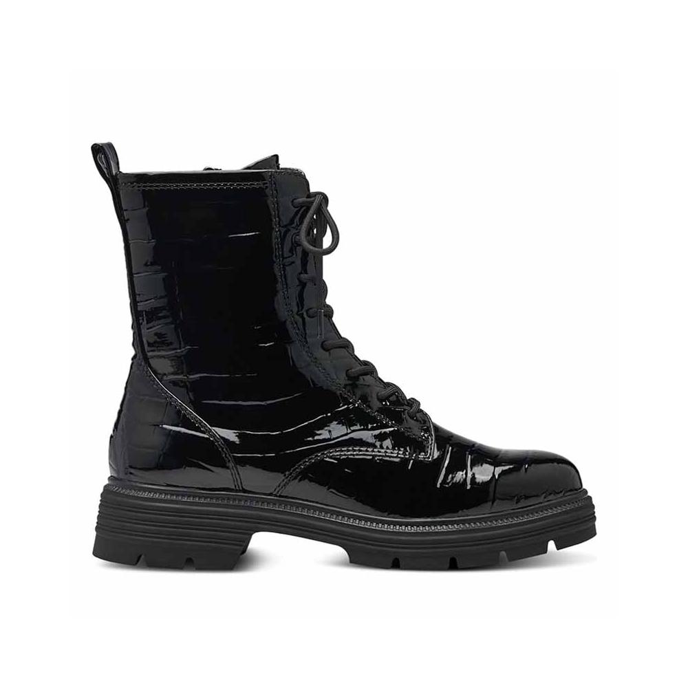 Tamaris bakancs/blk pat str087 fekete 38.0 202063_A