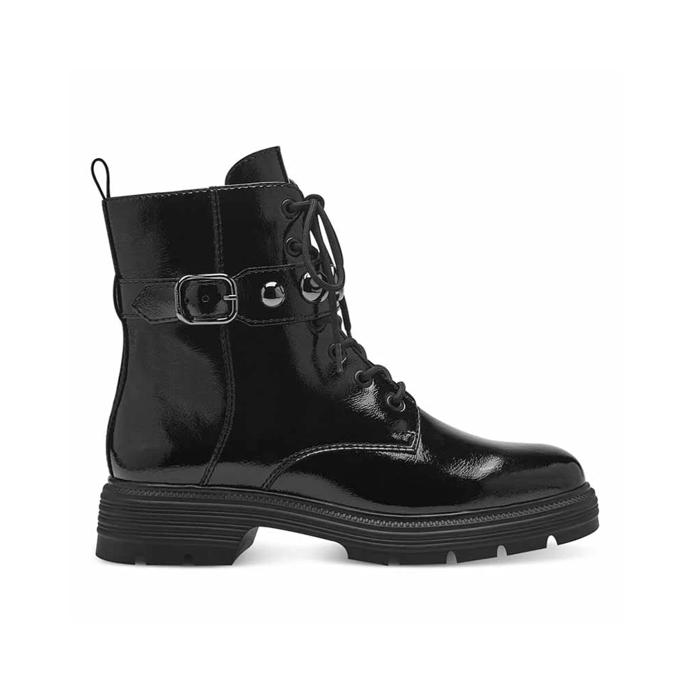 Tamaris bakancs/black pat018 fekete 37.0 202065_A