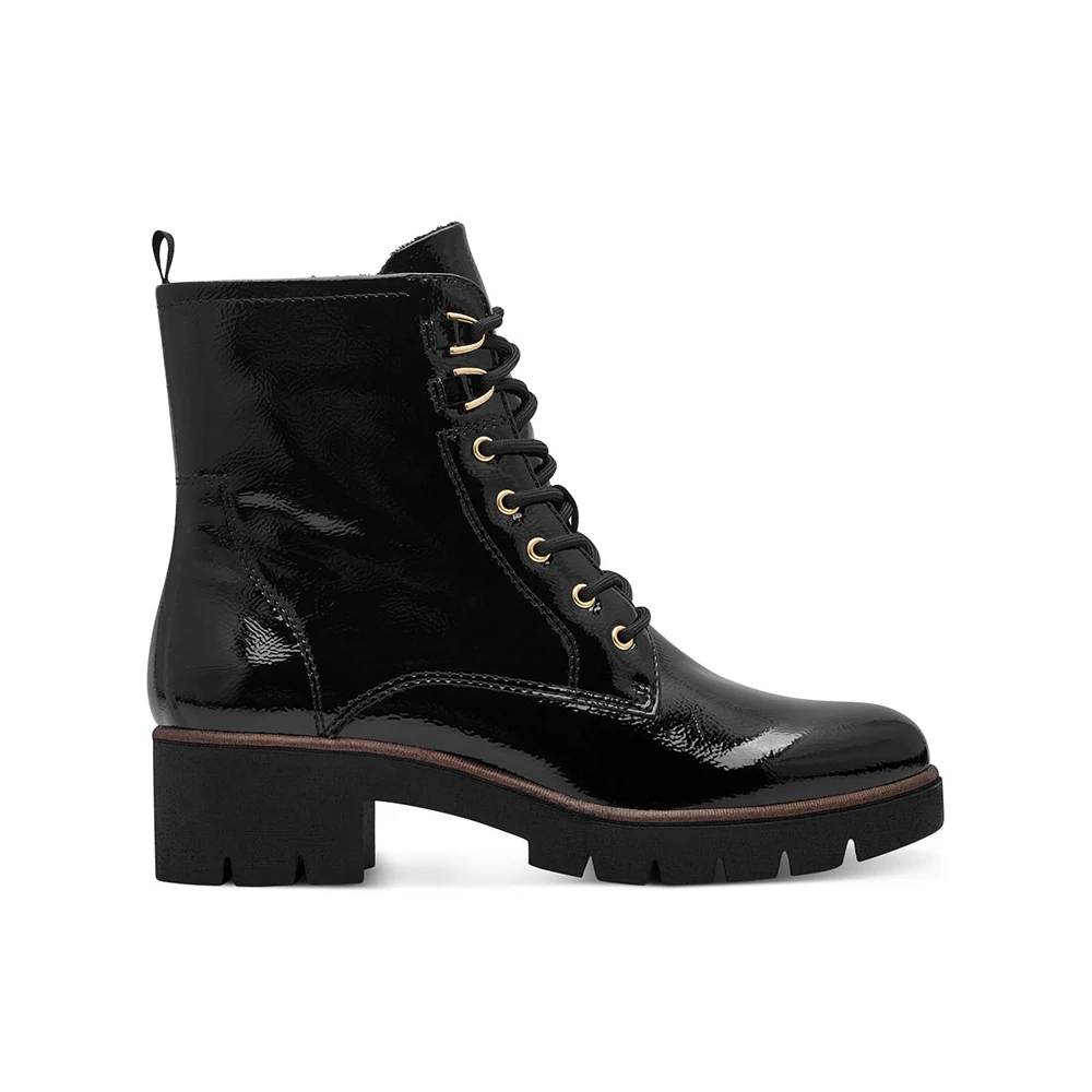Tamaris bakancs/black pat018 fekete 36.0 202074_A