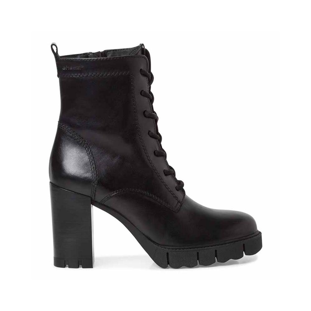 Tamaris bokacipő/black001  fekete 37.0 202204_A
