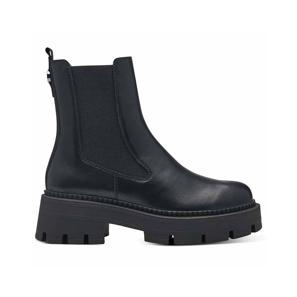 Tamaris bakancs/black uni007  fekete 37.0 202224_A