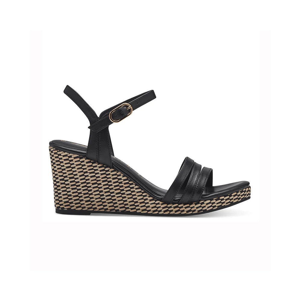 Tamaris szandál/black 001 fekete  204179_A
