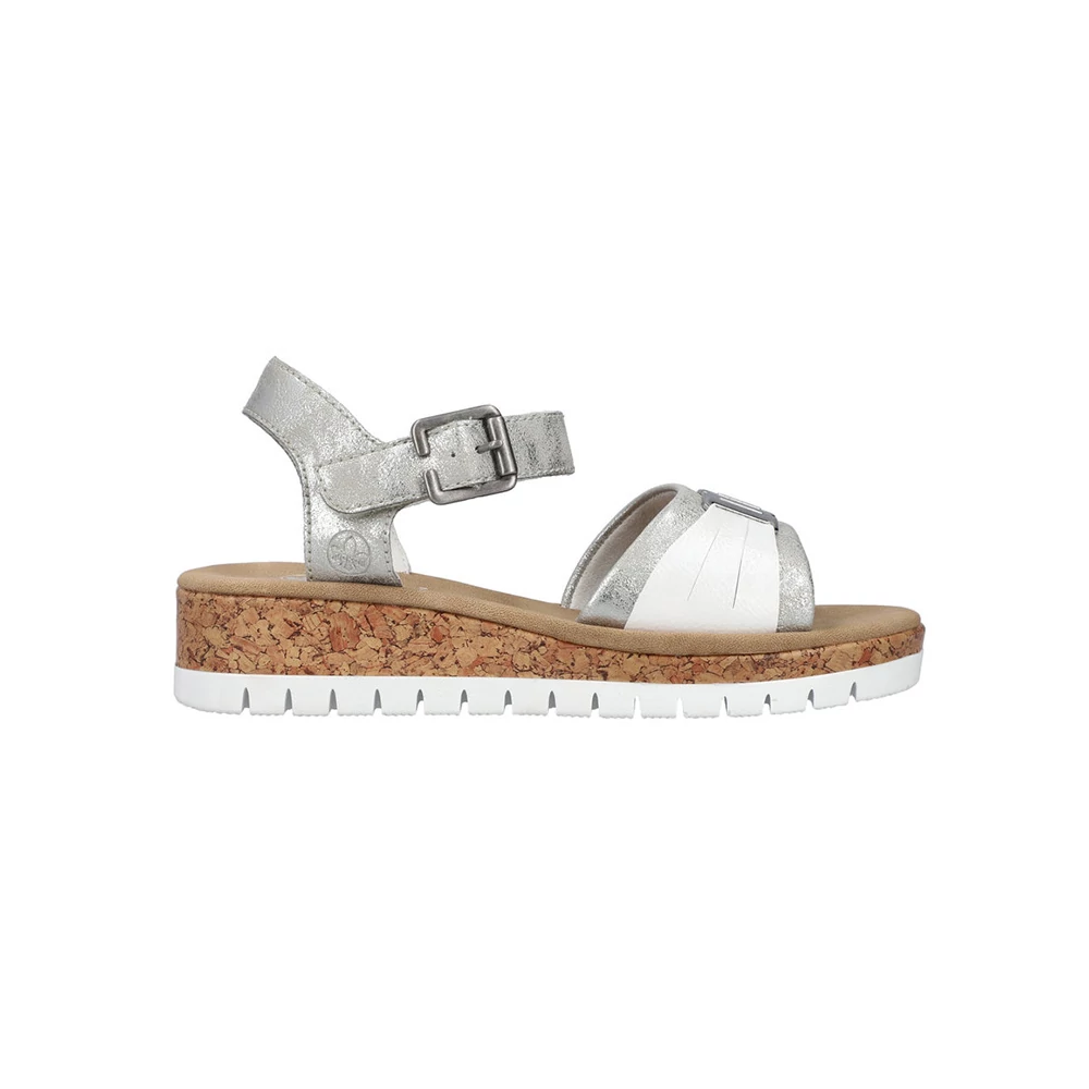 Rieker szandál/fog-silver  szürke 39.0 204856_A