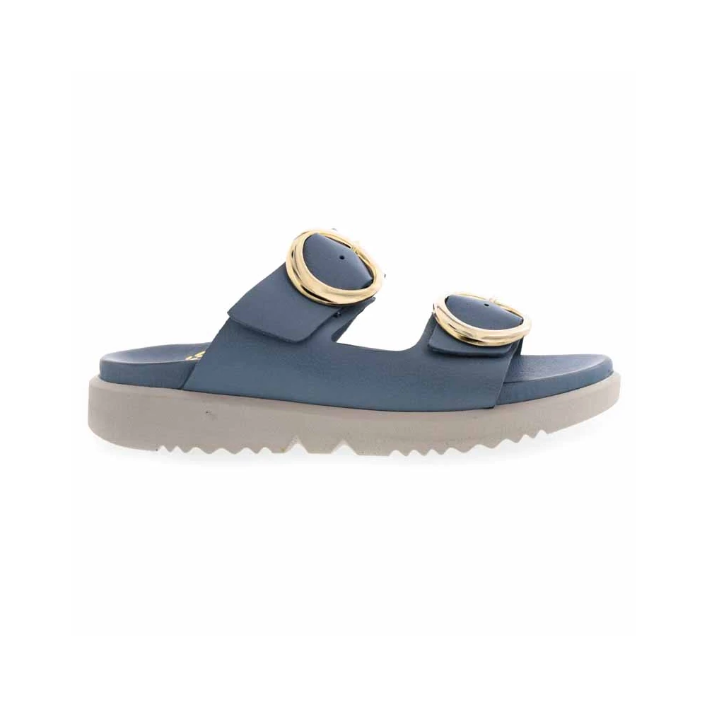 Iloz bőr papucs/ jeans kék 37.0 205689_A