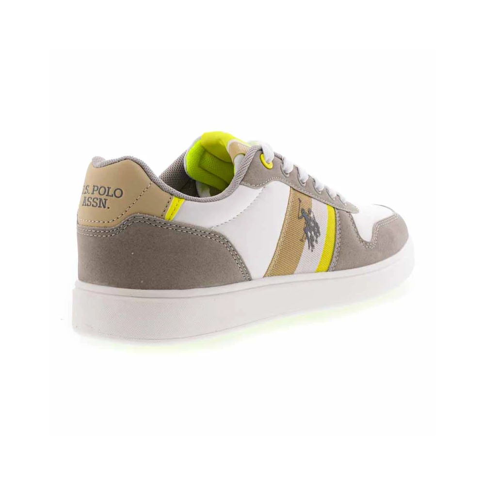 U.S.Polo félcipő/ 4TH2 l.grey white205859_D.jpg