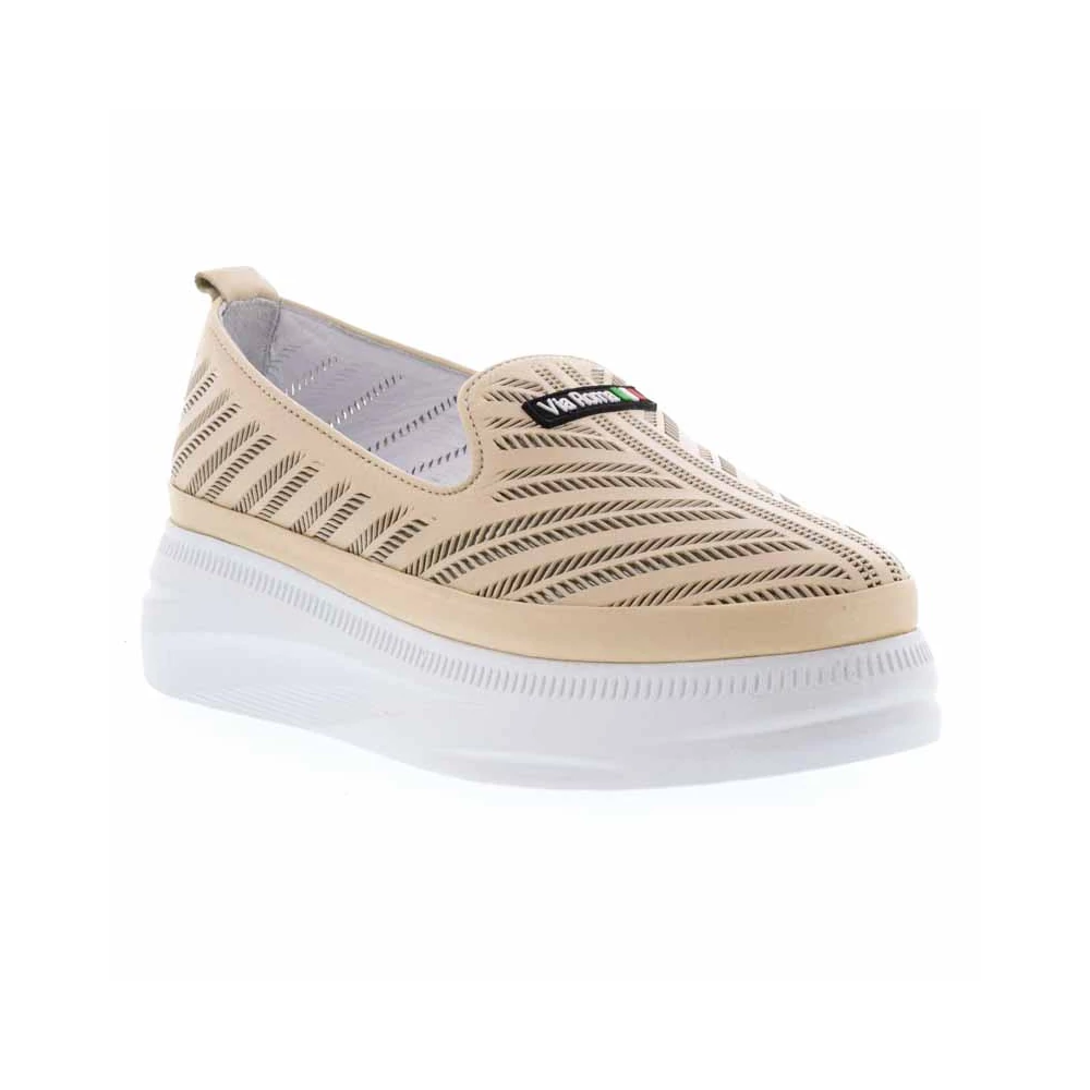 Via Roma félcipő/ 40 beige 207567_B.jpg