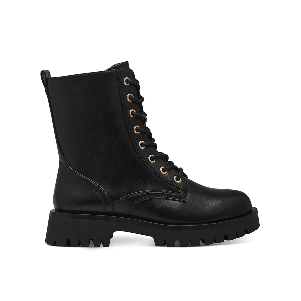 Tamaris bakancs/black-gold 048  fekete 39.0 208271_A
