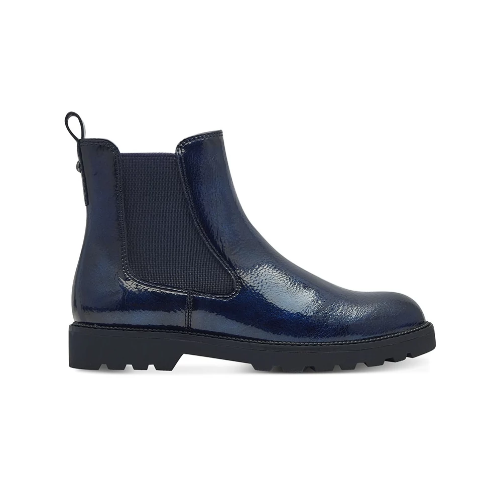 Tamaris bokacsizma/navy pat 826    kék 36.0 208301_A