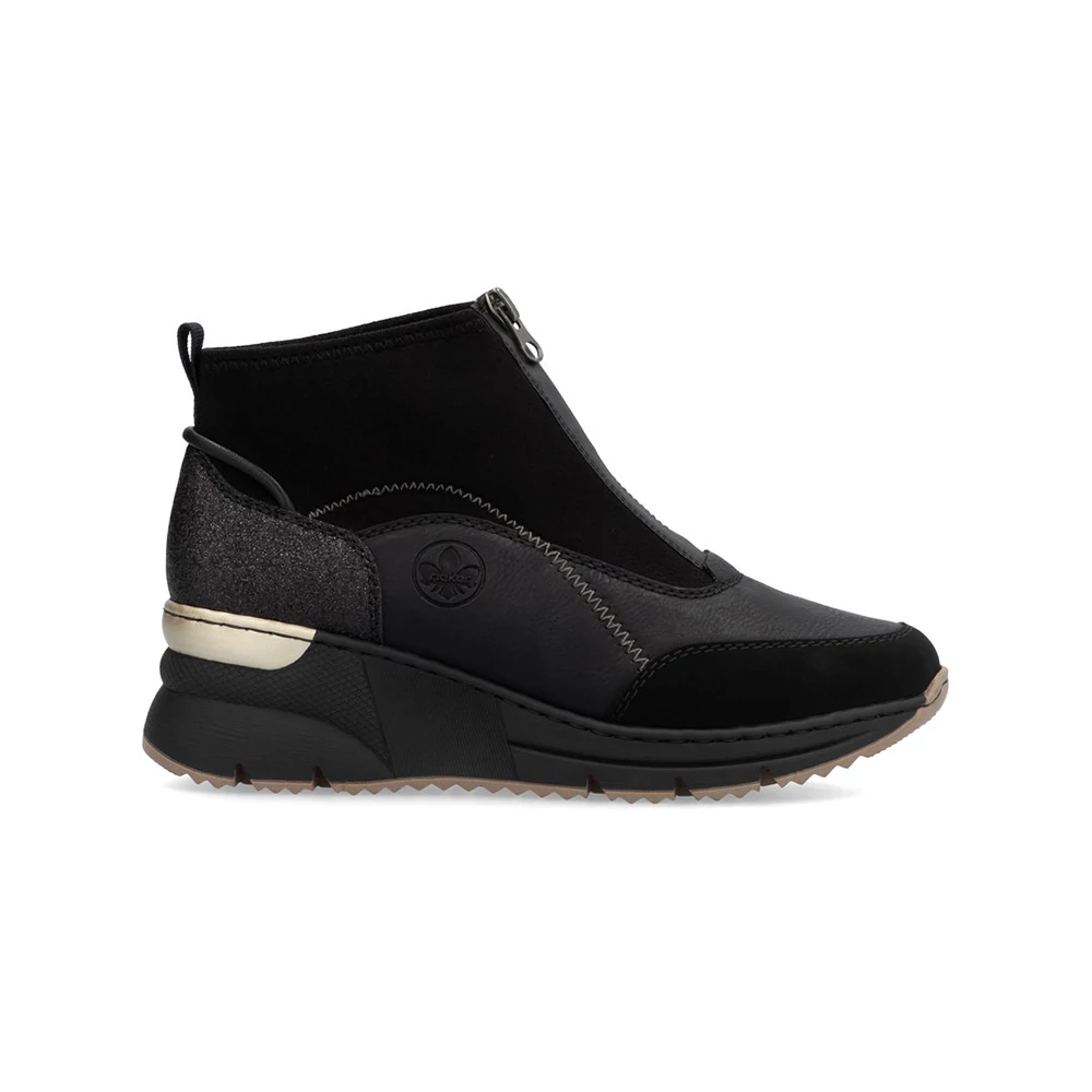 Rieker bokacsizma/schwarz  fekete 41.0 208800_A