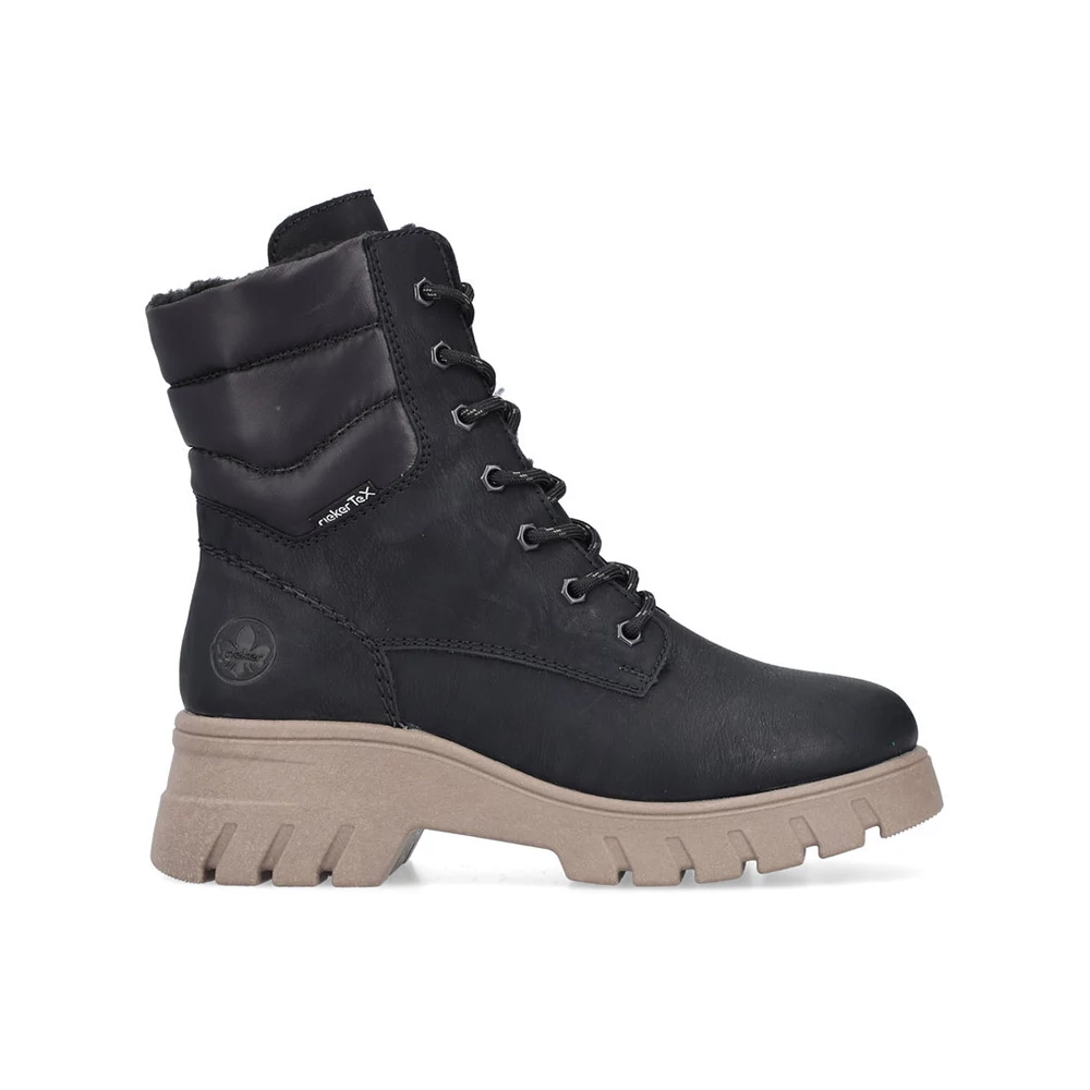 Rieker bakancs/schwarz   36-41 fekete 40.0 208816_A