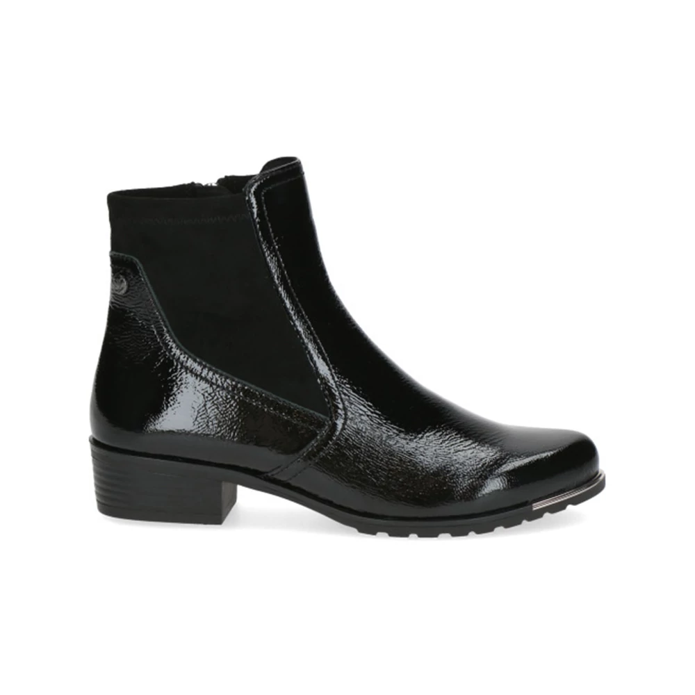Caprice bokacsizma/black nlak 017  fekete 37.5 208945_A