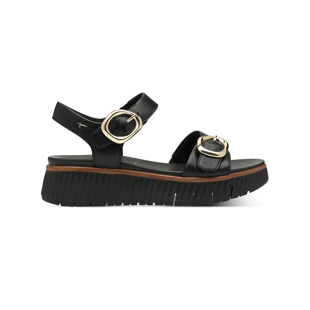 Tamaris comfort szandál/black 001  fekete 38.0 210553_A
