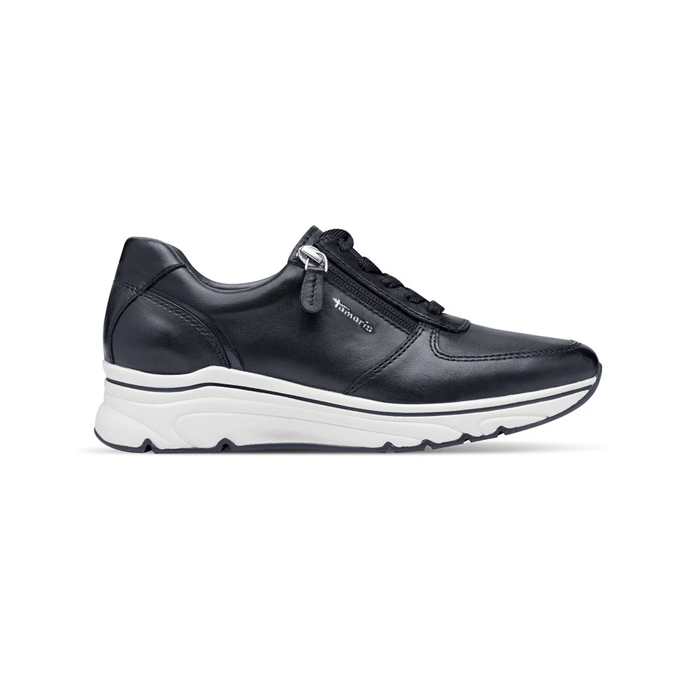 Tamaris sportcipő/navy lea 848   kék 37.0 210811_A