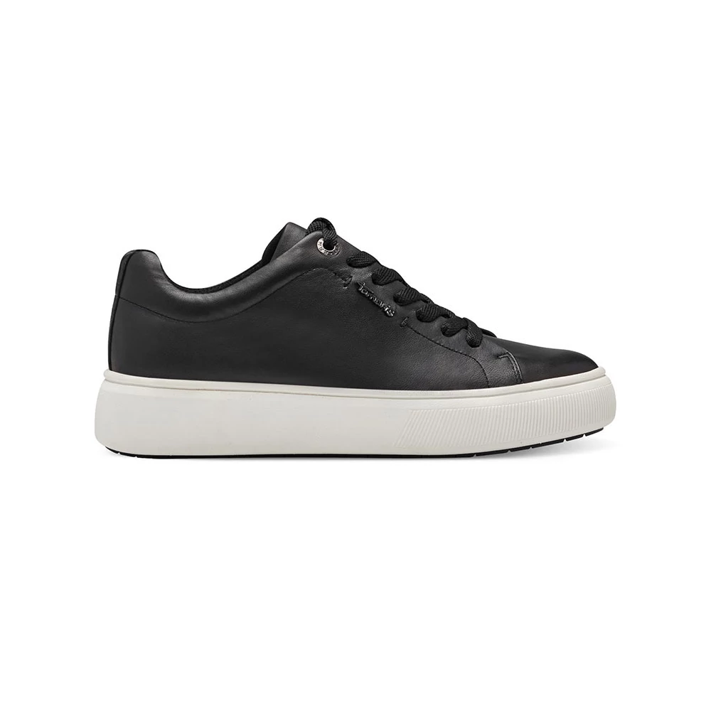 Tamaris sportcipő/black lea 003  fekete 41.0 210834_A