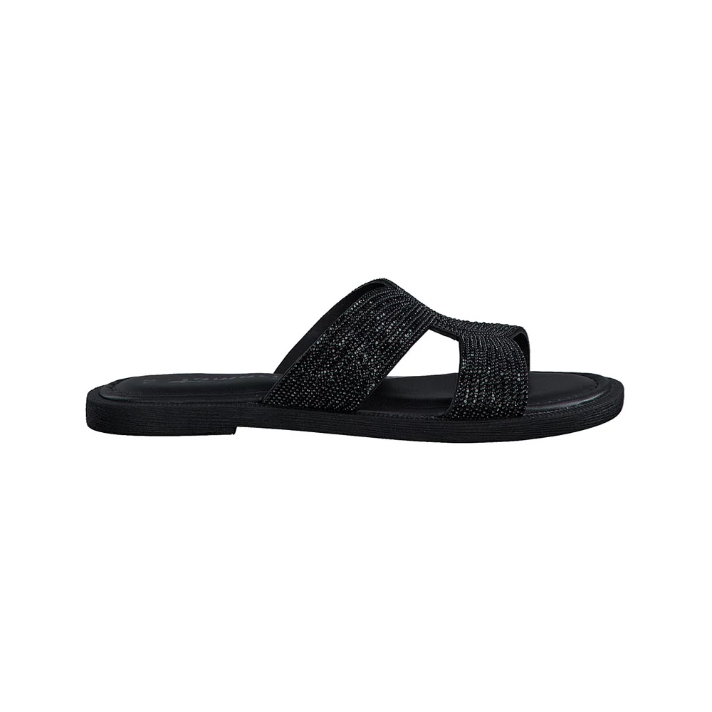 Tamaris papucs/black glam 043  fekete 38.0 211059_A