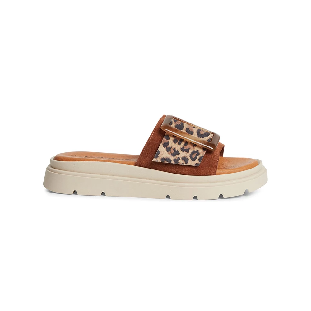 Tamaris papucs/cognac leo 390 barna 37.0 211228_A