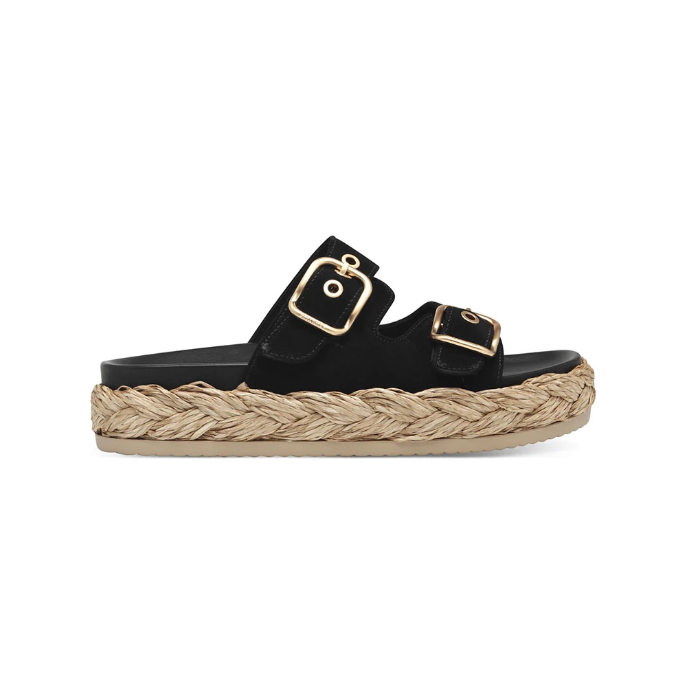 Tamaris papucs/black 001  fekete 38.0 211239_A