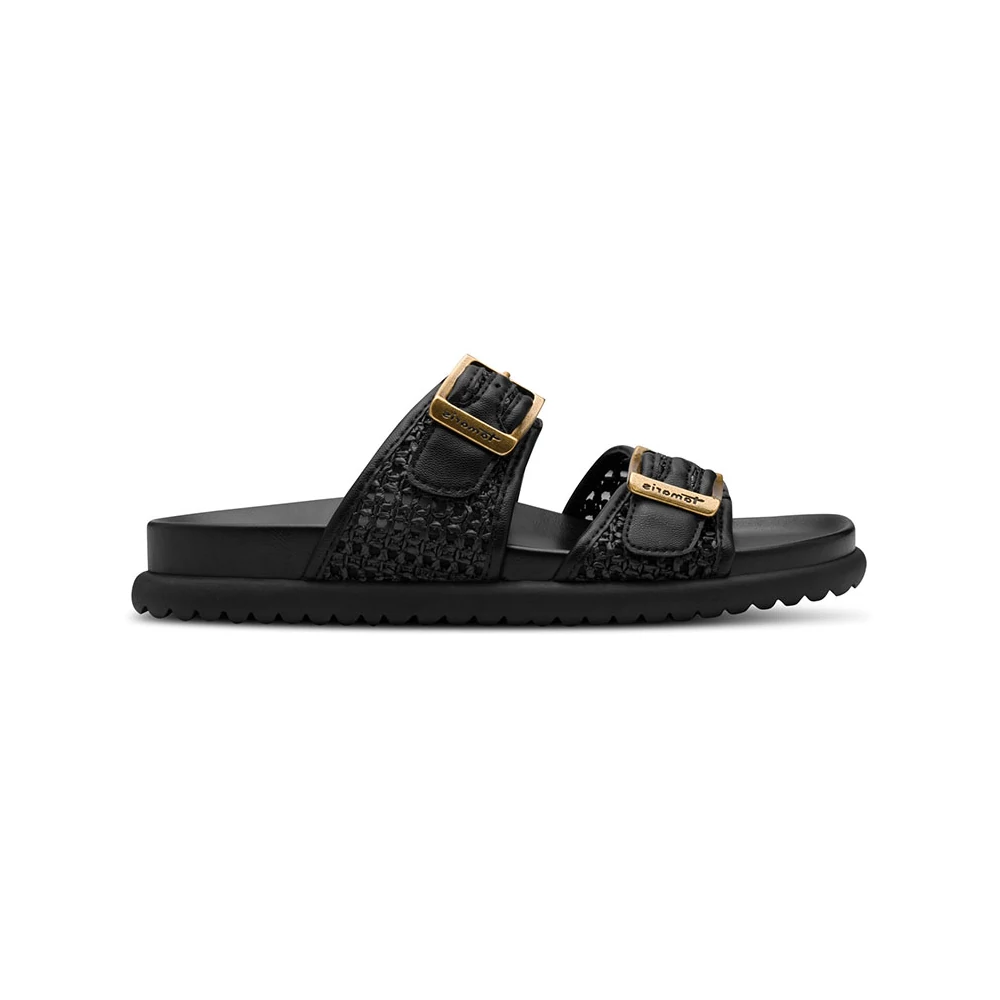 Tamaris papucs/black 001  fekete 37.0 211242_A