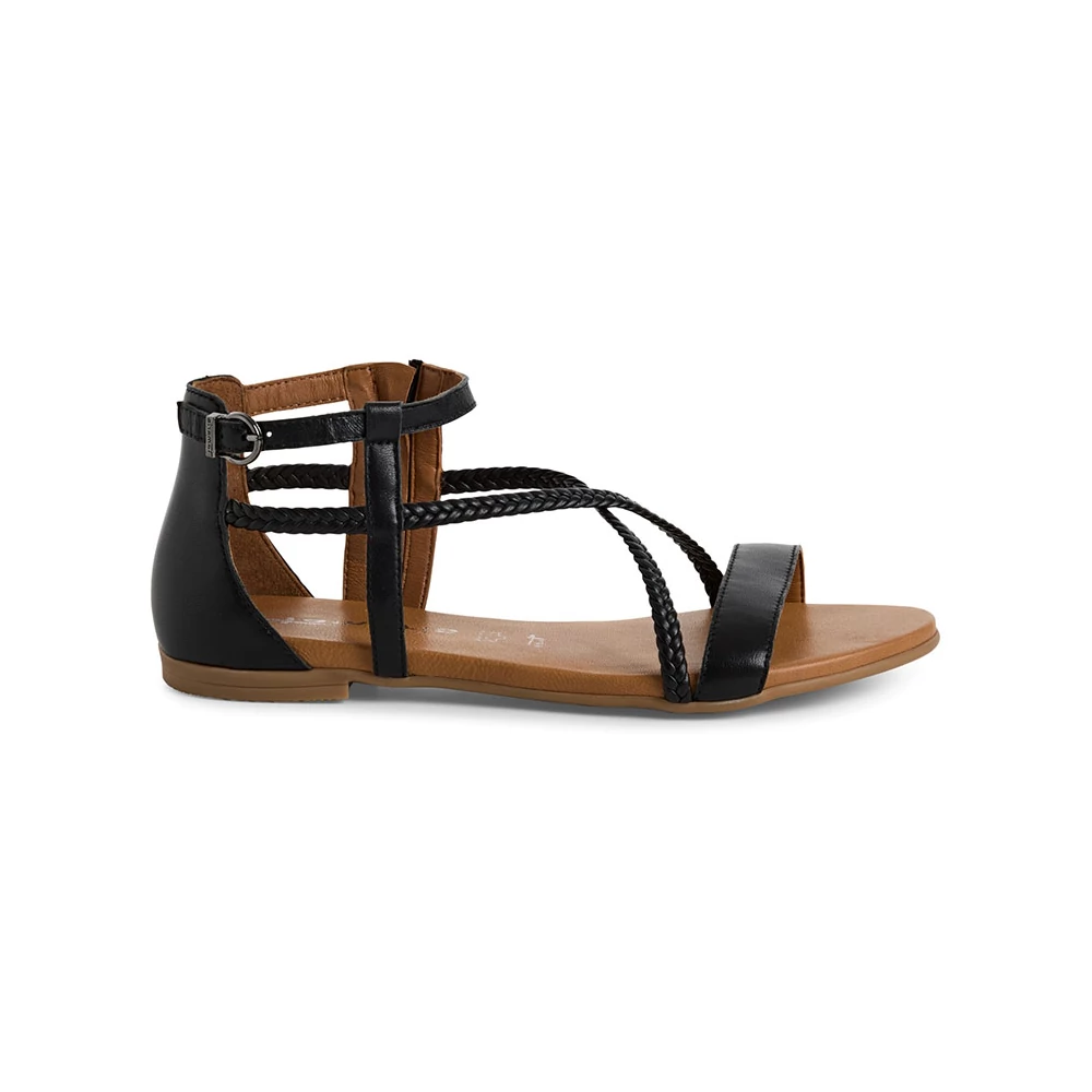 Tamaris szandál/black 001 fekete 38.0 211285_A