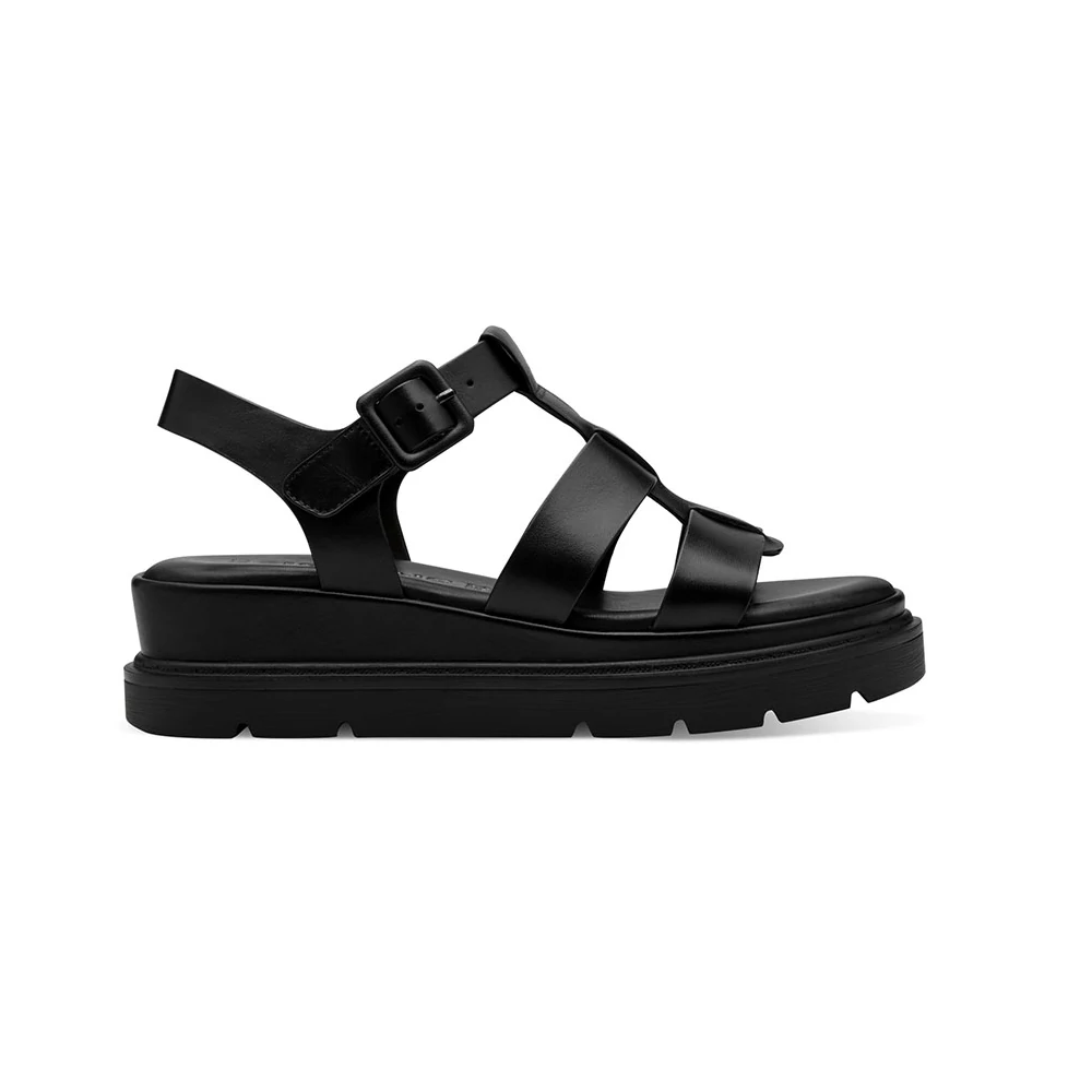 Tamaris szandál/black 001   fekete 38.0 211455_A