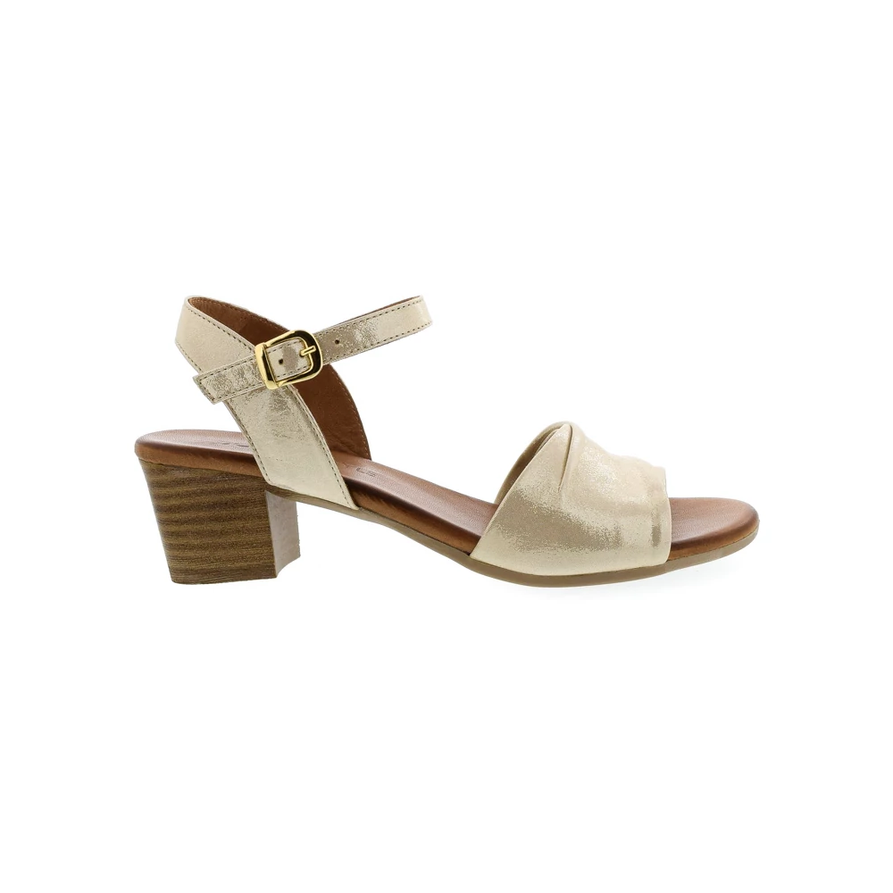 Donna Style női bőr szandál beige 39.0 212109_A