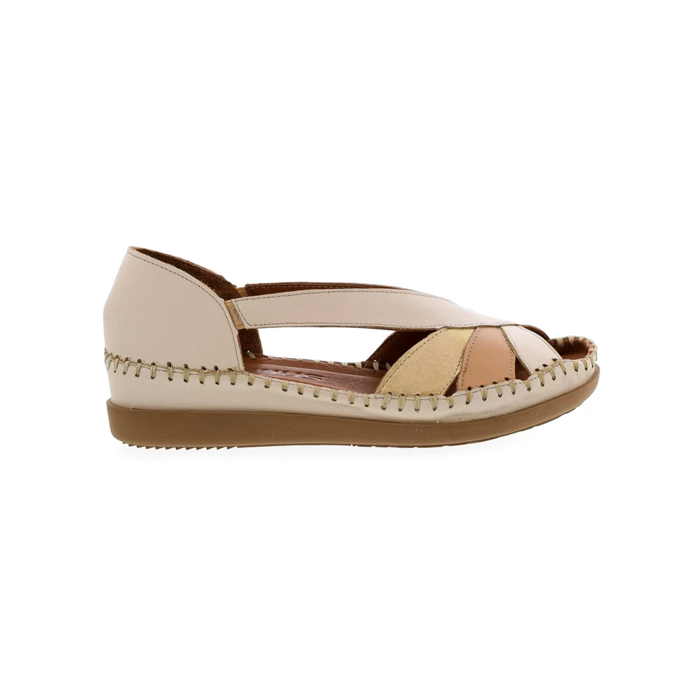 Venus női bőr szandál beige 38.0 212956_A