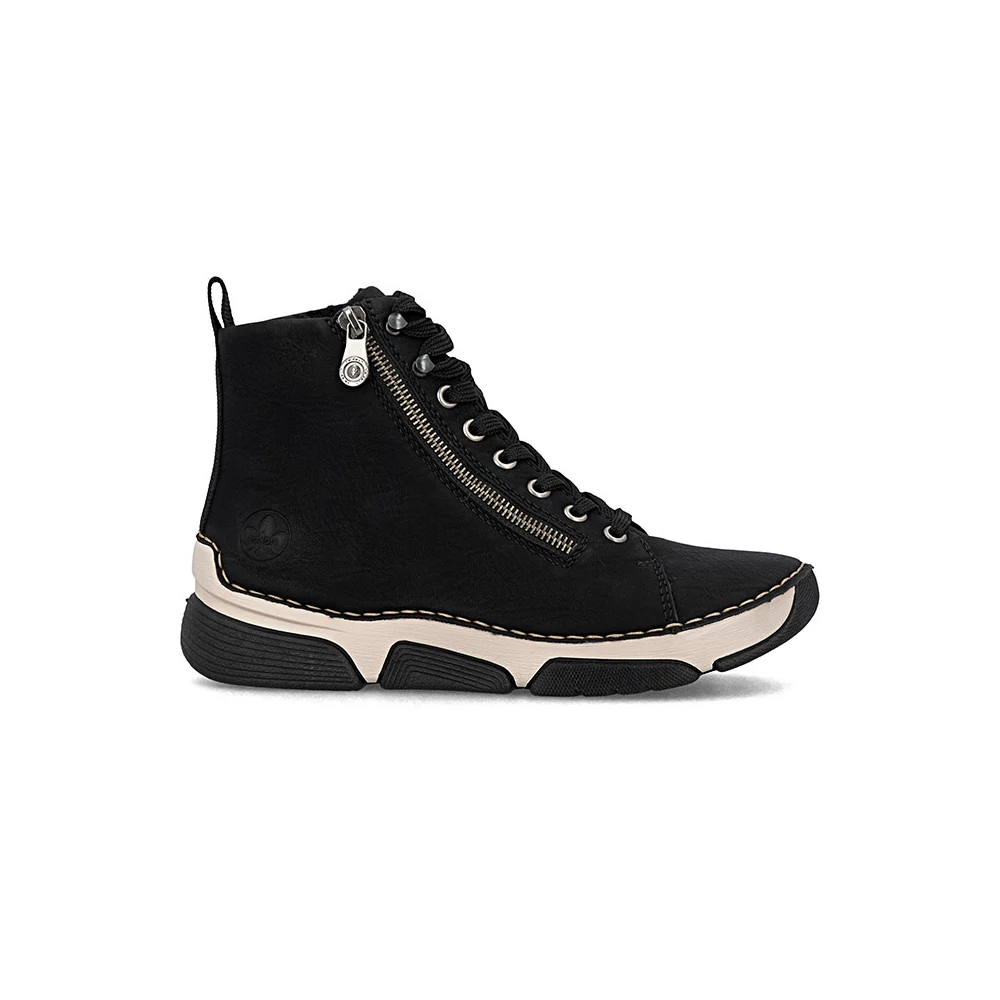 Rieker bokacipő/schwarz    fekete 38.0 213731_A