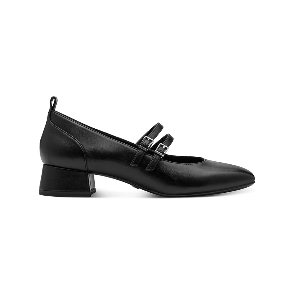 Tamaris félcipő/black matt 020 fekete 38.0 213996_A