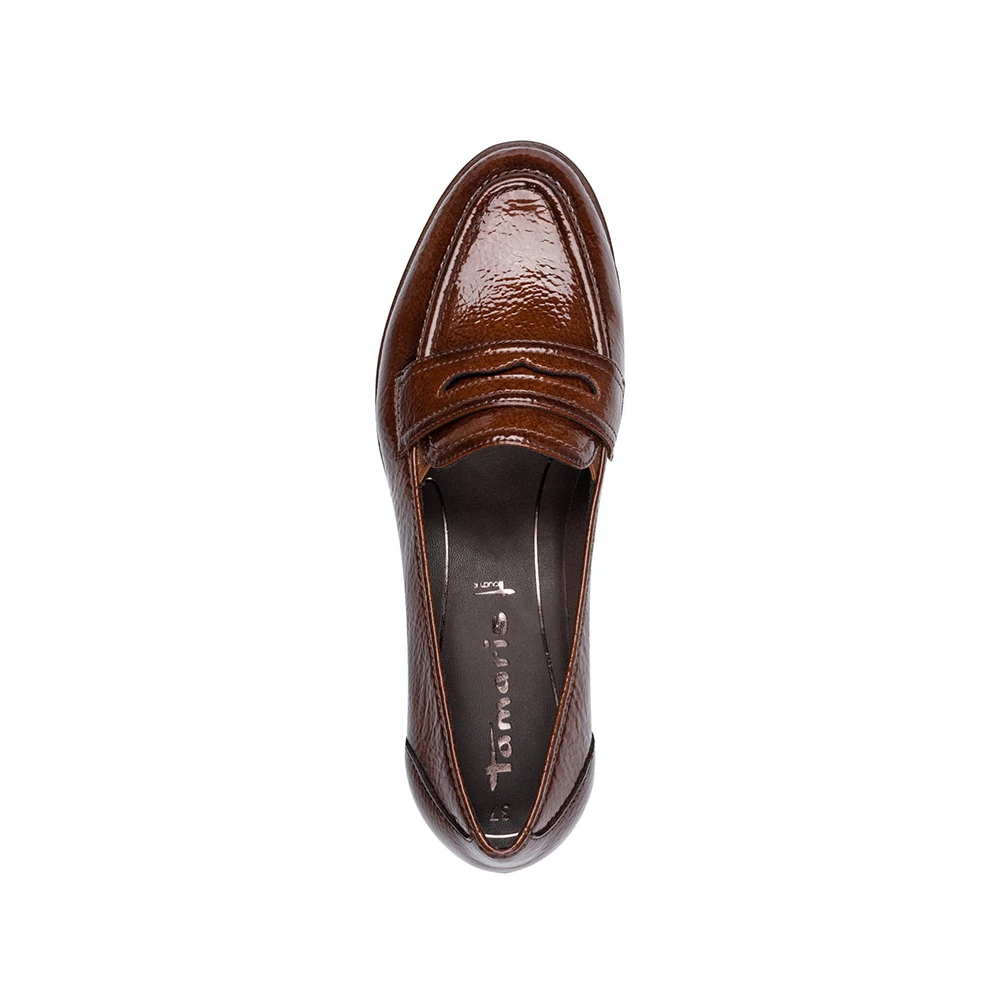 Tamaris félcipő/cognac  pat 365214003_D.jpg