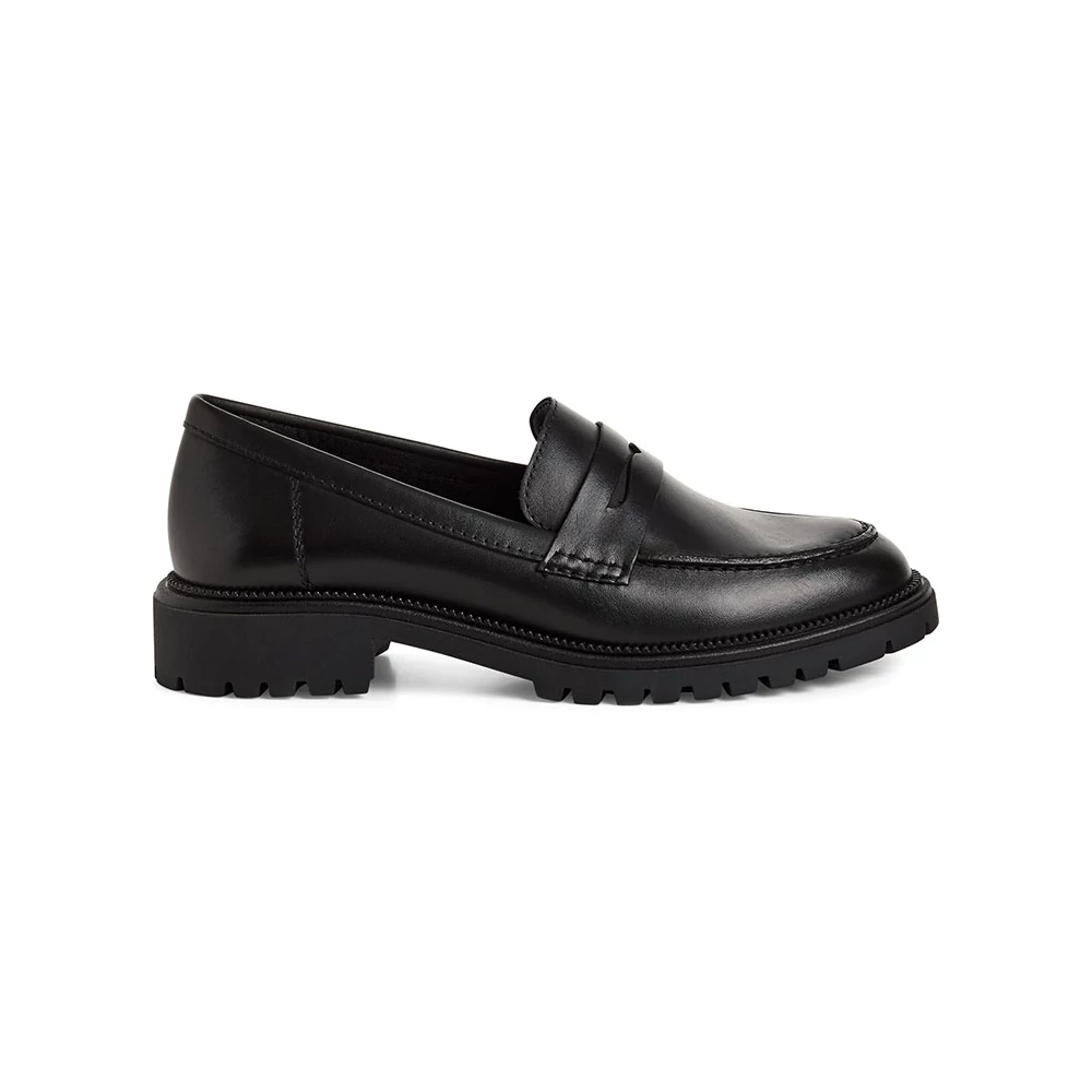 Tamaris félcipő/black lea 003  fekete 38.0 214005_A