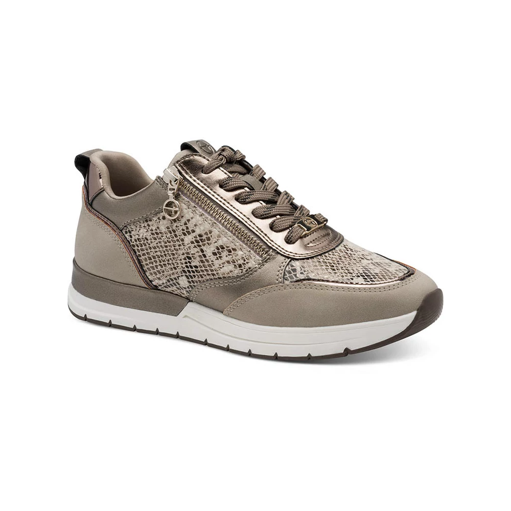 Tamaris sportcipő/taupe-snake 393 214069_B.jpg