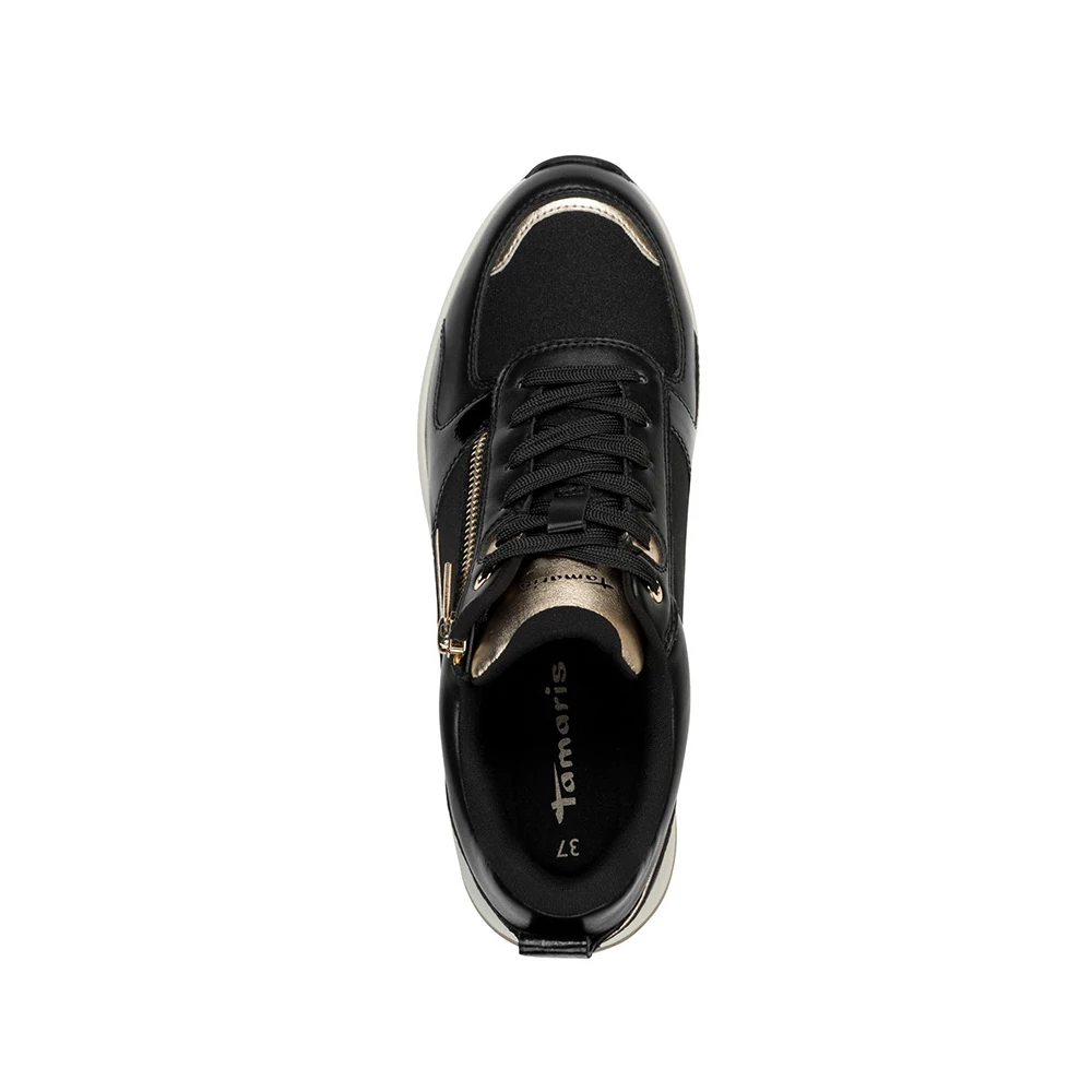 Tamaris sportcipő/black gold 048 214072_D.jpg