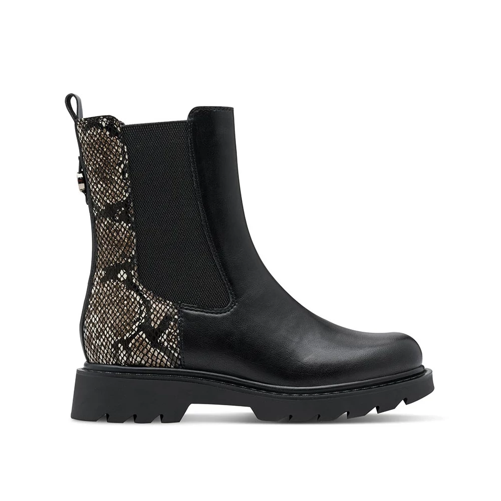 Tamaris bokacsizma/black snake073  fekete 38.0 214090_A