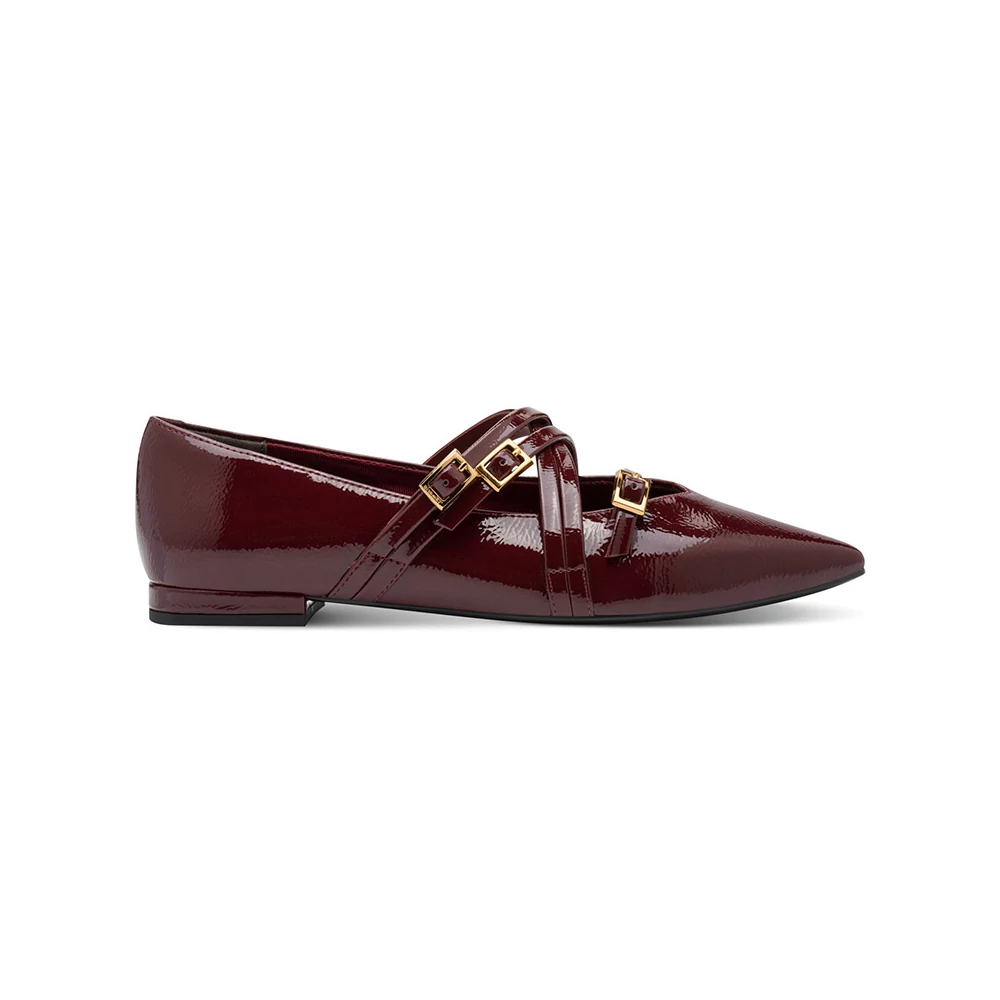 Tamaris félcipő/merlot pat 588  bordó 38.0 214174_A