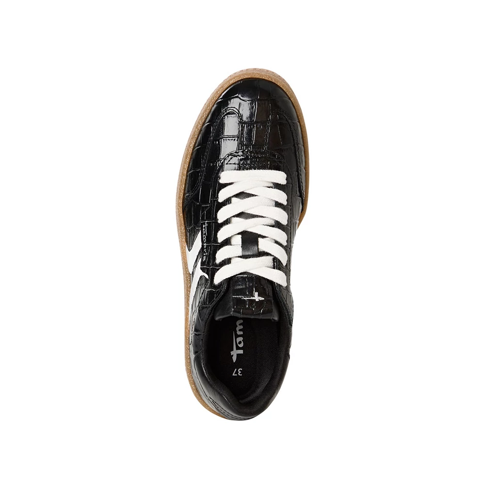 Tamaris sportcipő/black croco 028 214206_D.jpg