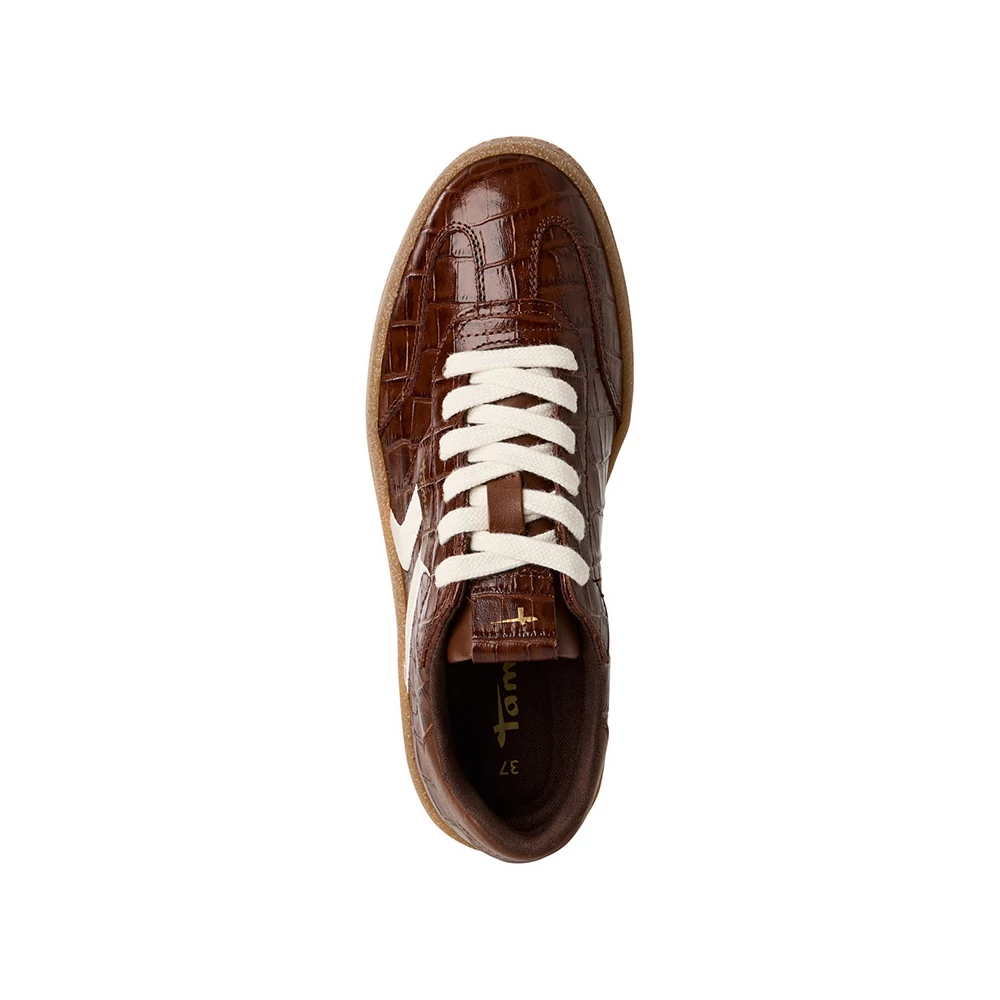 Tamaris sportcipő/brown croco 028 214207_D.jpg